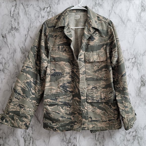 💕 Woman's utility Coat Air Force Camouflage Pattern - Picture 5 of 14